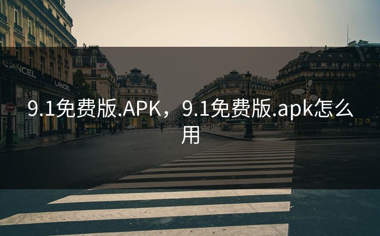 9.1免费版.APK，9.1免费版.apk怎么用